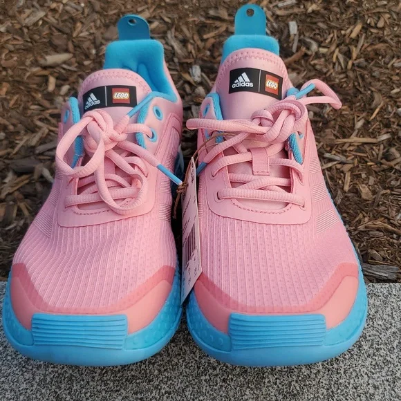 Adidas X LEGO Sport J Collaboration Running Shoes Size 8 - Picture 15 of 16
